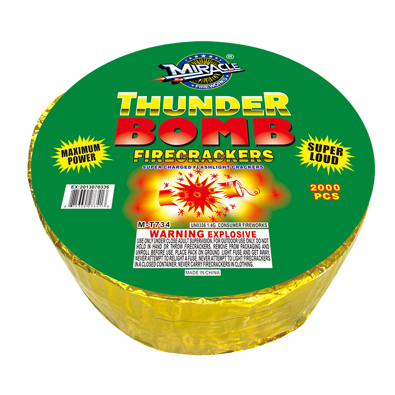 THUNDER BOMB FIRECRACKERS(2,000 ROLL)