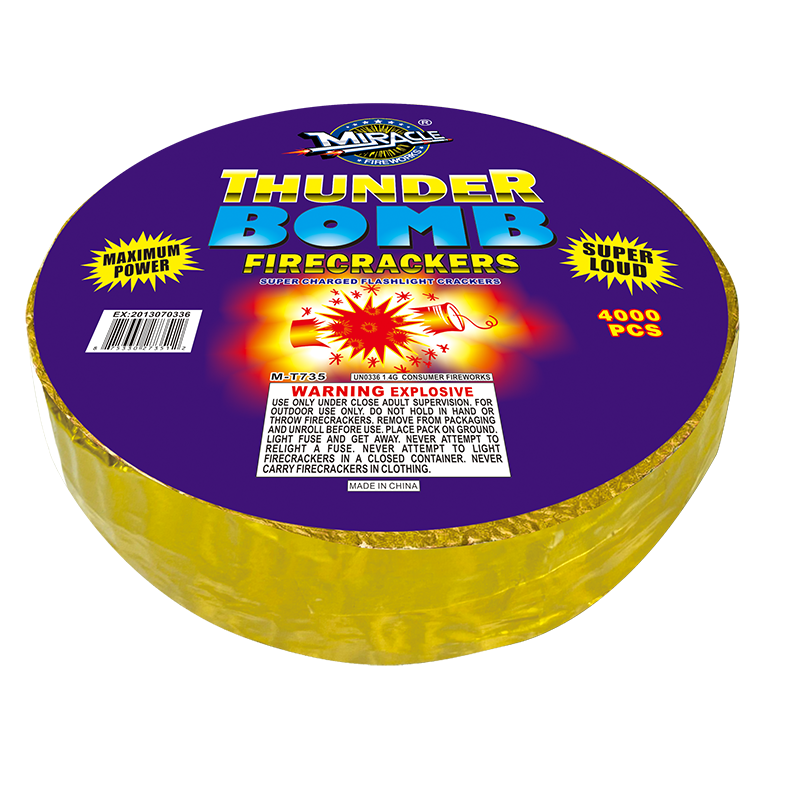 THUNDER BOMB FIRECRACKERS(4,000 ROLL)