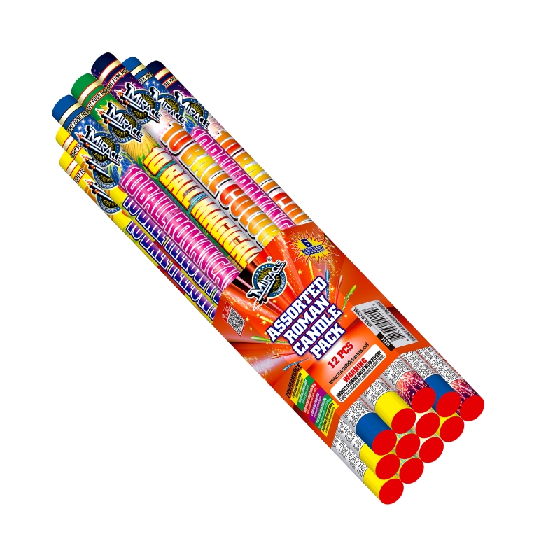 ASSORTED ROMAN CANDLE PACK